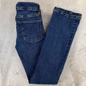 ZARA Women’s Bootcut Jeans Size 4 Blue Mid Rise Stretch Denim 32” Inseam